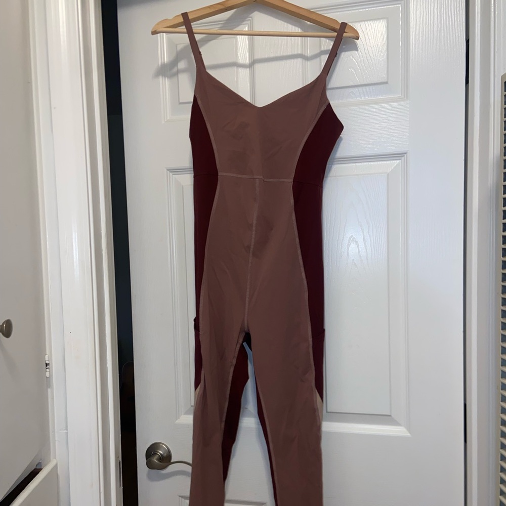 One piece athleisure Outdoor Voices jumpsuit